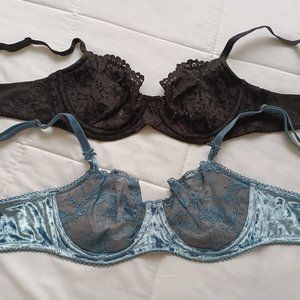 Victoria's Secret unlined demi bras (lot of 2)